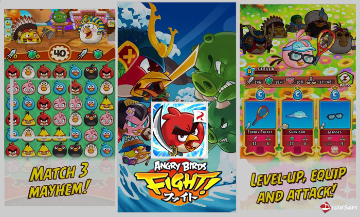 Angry Birds Fight Puzzle Fighting DroidSans angry-birds-fight-puzzle-fighting-droidsans