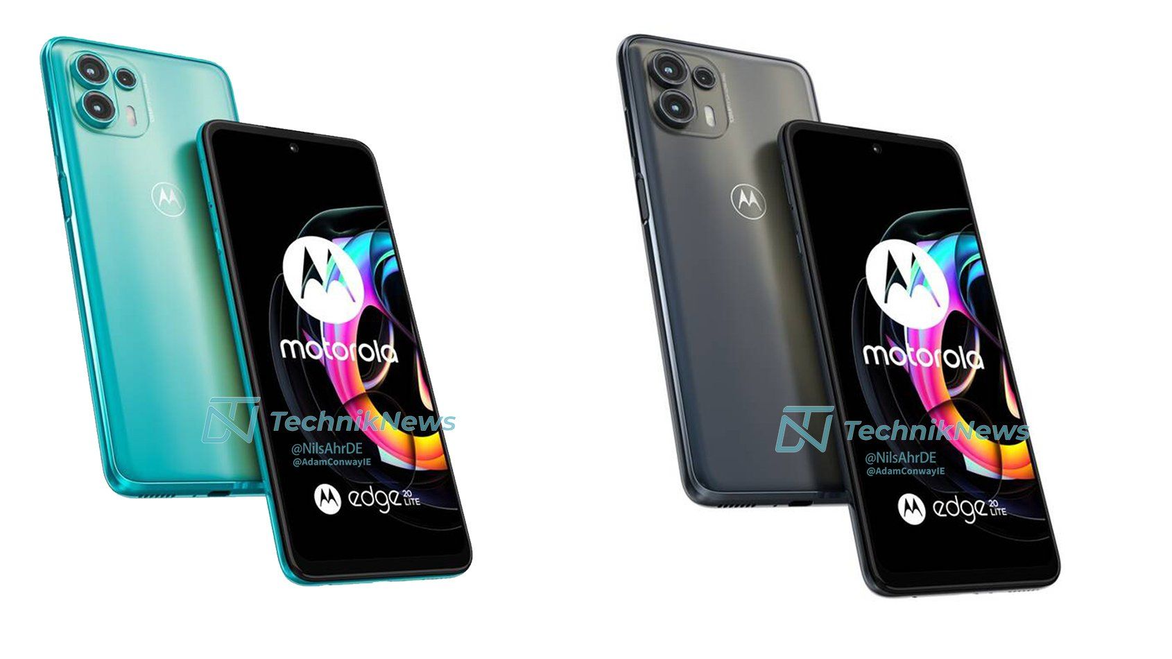 พรอมหนา เผยภาพเรนเดอรและสเปค Motorla Edge 20 Lite Edge 20 Edge 20