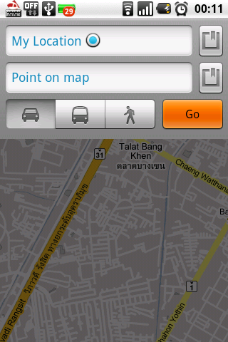 Android Google Maps สามารถค้นหาเส้นทางได้แล้ว!