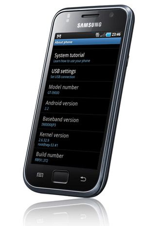 Galaxy S อัพเดต Froyo 2.2 + root + flash 10.1