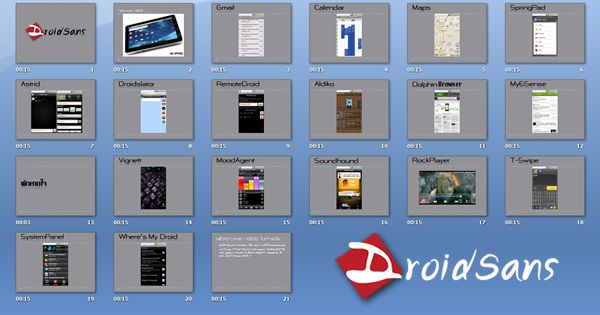 List App จากงานส่งมอบ WellcoM A800 tablet 3D party