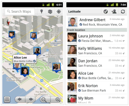 Google Maps 5.1 ปล่อยลง market แล้ว…เพิ่มความสามารถ Latitude ให้ check-in ได้