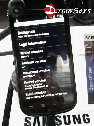 อะ อะ … แอนดรอยด์ 2.4 โผล่กลางงาน Nexus S ในไทย!!!