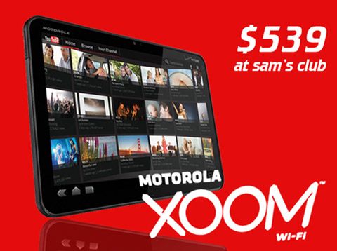 หลุดราคา Motorola XOOM (wifi only)ใน US ถูกกว่า iPad2