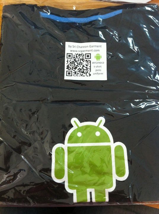 Review เสื้อ Android จากทาง Droidsans (พร้อมภาพชูเสื้อ)