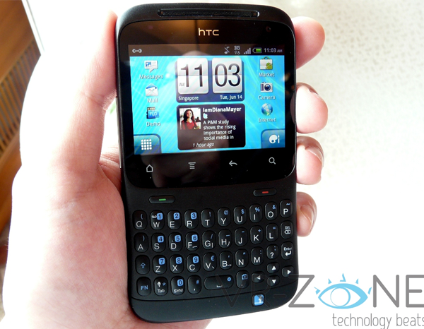 เผยครั้งแรก HTC ChaCha สีดำ