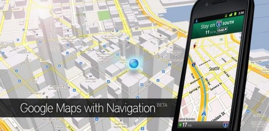Google Maps 5.7 :: ระบบนำทางขนส่งมวลชน และโหลดแผนที่ก่อนเดินทาง