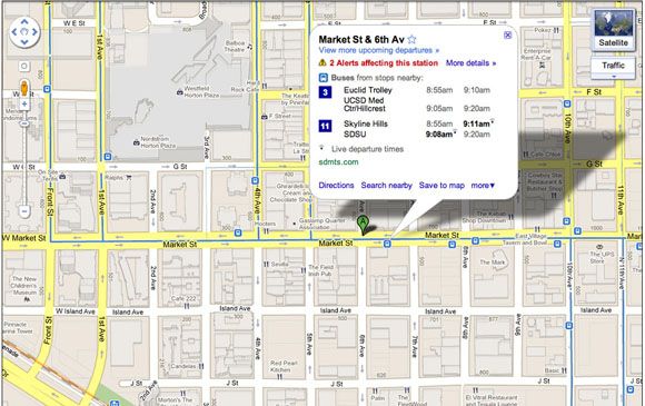 Google Maps บน Android เปิดฟีเจอร์ใหม่ ดูข้อมูลป้ายรถประจำทาง