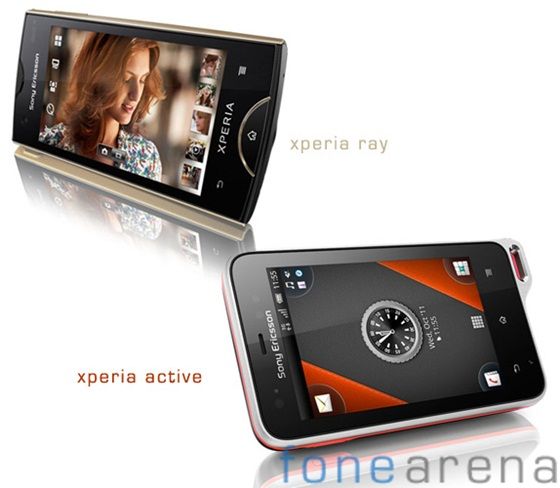 Sony Ericsson ประกาศเปิดตัว XPERIA Ray และ Active อย่างเป็นทางการแล้ว