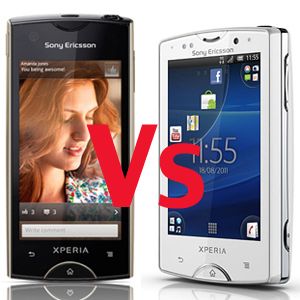 เทียบสเปค Sony Ericsson Xperia Ray vs Xperia Mini Pro