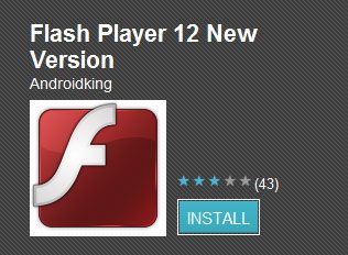 Flash Player 12 ตัวปลอมโผล่ Android Market