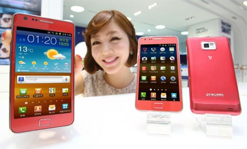 Samsung เปิดตัว Galaxy S II สีชมพูในเกาหลีใต้ หวานแหววแต๋วกระจาย