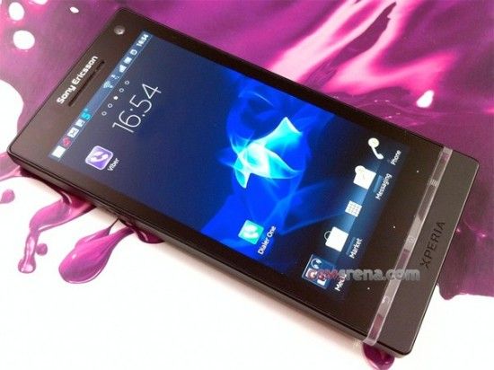 ภาพหน้าตาของ Sony Ericsson Xperia Nozomi แบบเต็มๆ