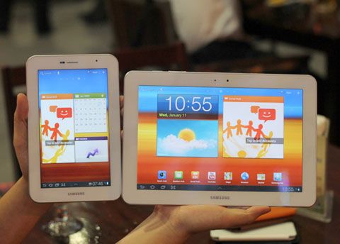 เวียดนามขาวโบ๊ะ ! มีผูู้พบเห็น Galaxy Tab 10.1 และ Galaxy Tab 7 Plus ขาวโบ๊ะ!