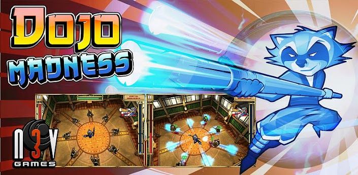 DroidSans Game Review : Dojo Madness แร็คคูนน้อยไม้พลองสะท้านภพ