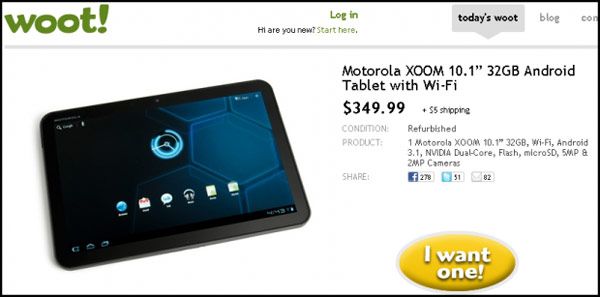 Fail กันถ้วนหน้า Motorola ลืมล้างข้อมูล Xoom ก่อนส่งเป็นเครื่อง Refurbish ขายผ่าน Woot