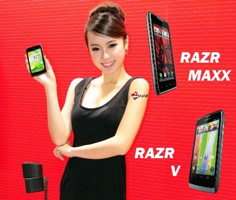 Motorola เปิดตัว RAZR V พร้อมประกาศวางจำหน่าย RAZR MAXX ในแถบเอเชียใต้