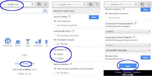 Google Handwrite search ค้นทุกอย่างได้ หาทุกสิ่งง่าย แค่ใช้ลายมือเราเอง