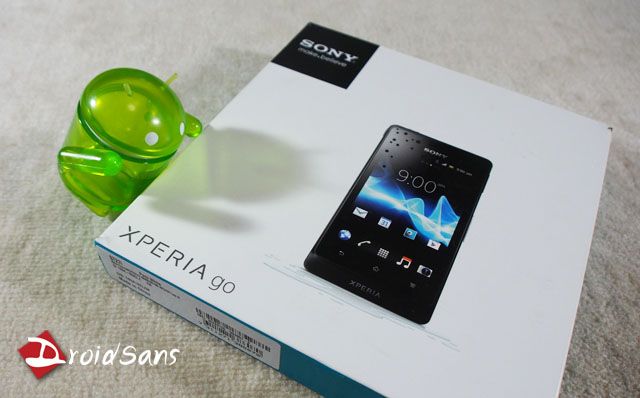 DroidSans Unbox : แกะกล่อง Sony Xperia Go (ST27i)