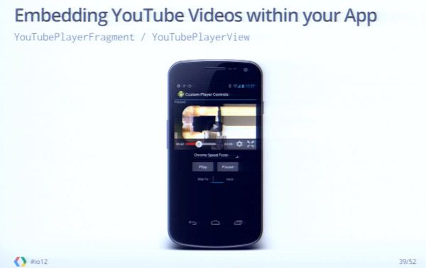 Google เปิดตัว YouTube API ใหม่ สามารถเล่นวิดีโอจาก YouTube บน app ได้ทันที
