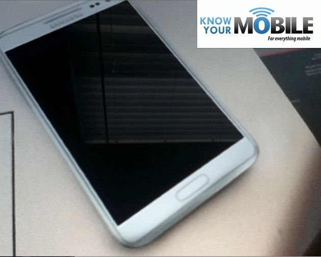 [ข่าวลือ] หลุดภาพที่คาดว่าน่าจะเป็น Galaxy Note 2 (อัพเดท พิสูจน์แล้วว่าเป็นของปลอม)