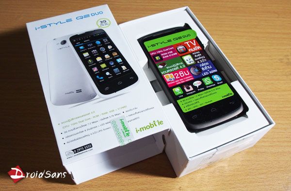 DroidSans Review: i-mobile i-STYLE Q2 duo