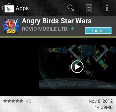มันมาแล้ว Angry Birds Star Wars พร้อมให้โหลดฟรีแล้ววันนี้ที่ Play Store !