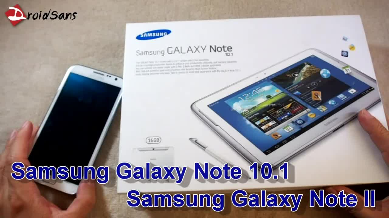 DroidSans Review : รีวิว คู่ Samsung Galaxy Note II และ Galaxy Note 10.1