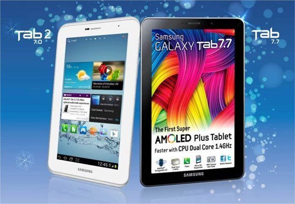 Samsung ปรับราคา Tab 7.7 และ Tab2 7 นิ้วลง เพื่อสู้ iPad Mini