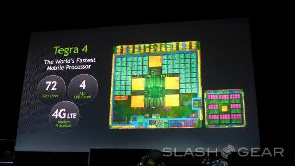 NVIDIA เปิดตัว Tegra 4 หน่วยประมวลผลตัวล่าสุด พร้อม GPU 72 แกน และ CPU A15 สี่แกน