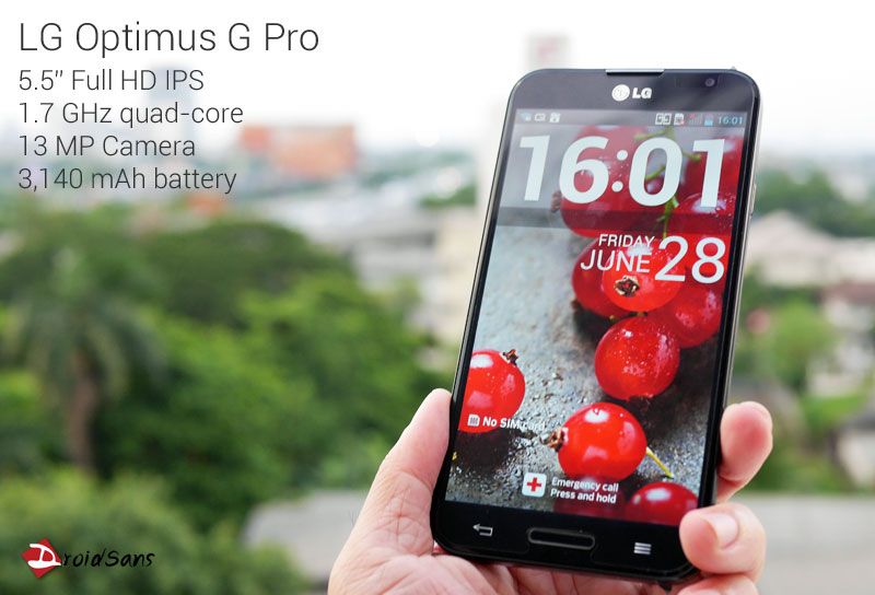 แนะนำสมาร์ทโฟนจอใหญ่ 5 รุ่น LG Optimus G Pro, Huawei Ascend Mate , Samsung Galaxy Mega และ Cherry Mobile Blaze 2.0