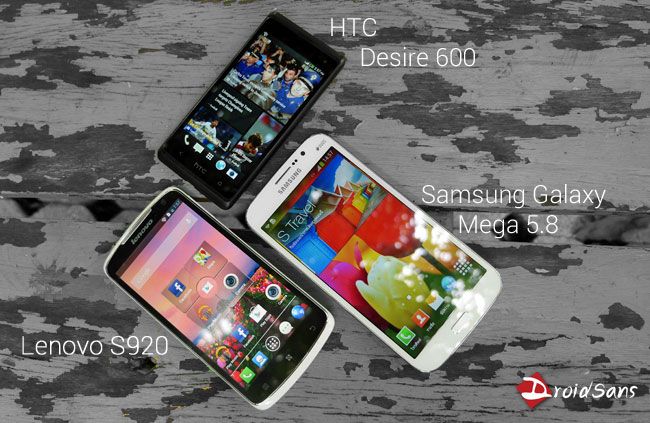 [REVIEW] รีวิว HTC Desire 600, Lenovo S920, Samsung Galaxy Mega 5.8 สมาร์ทโฟน 2 ซิมปะทะเดือด ตอนที่ 1 : ขอดูรูปหน่อย