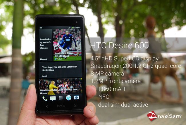 [PREVIEW] พรีวิว HTC Desire 600 android 2 ซิม ใช้งานได้พร้อมกันทั้งเน็ทและโทร