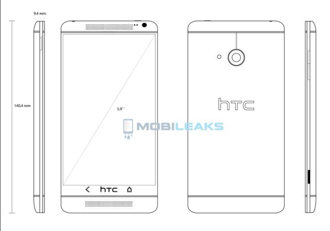 [ลือ] HTC มีแผนจะเปิดตัว HTC One Max หน้าจอ 5.9 นิ้ว พร้อม Snapdragon 800 ในเดือนกันยายน
