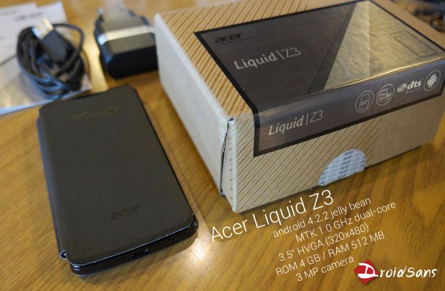 [PREVIEW] แกะกล่อง พรีวิว Acer Liquid Z3 แอนดรอยด์ 2 ซิม ราคาเบา 2,590 บาท