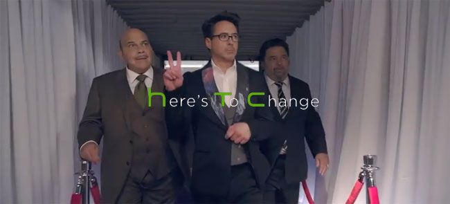 HTC เปลี่ยนสโลแกนใหม่ Here To Change เปิดตัวด้วย โรเบิร์ต ดาวนี่ย์ จูเนียร์ บุรุษเหล็ก IRON MAN
