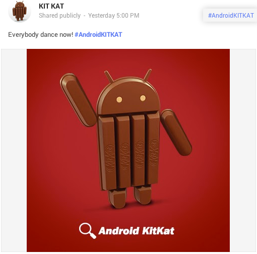 ใบ้หวย Android 4.4 KitKat มาวันที่ 18 ตุลาคม?!?