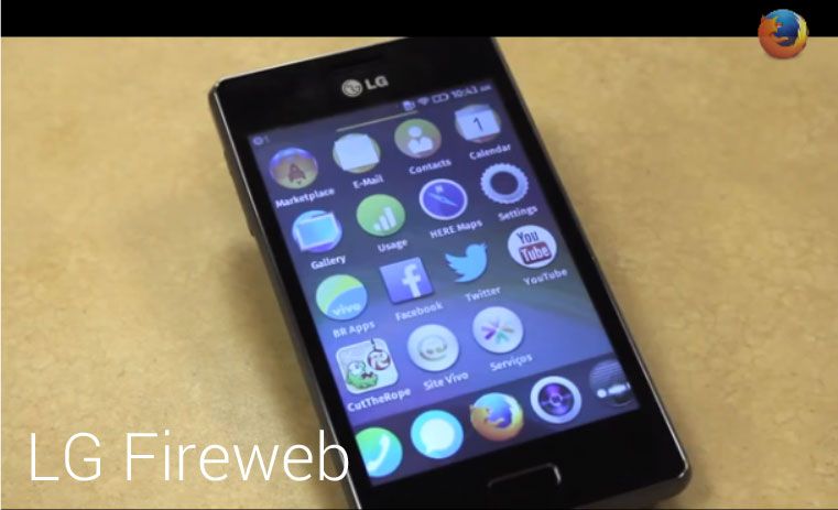 LG จับมือ Mozilla เปิดตัว LG Fireweb สมาร์ทโฟน Firefox OS