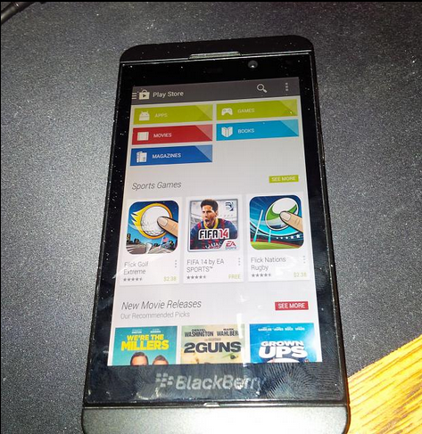BlackBerry เตรียมออกอัพเดตใหม่รองรับการใช้งาน Google Play Store