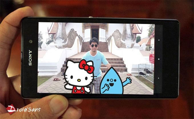 Sony Xperia Z1 กับกล้อง AR Effect Sanrio ถ่ายรูปคู่กับ Hello Kitty และผองเพื่อนได้แล้ว