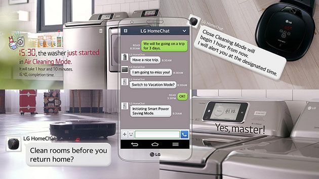 สั่งงานเครื่องใช้ไฟฟ้าภายในบ้านได้ผ่านแอพแชทกับ LG HomeChat!