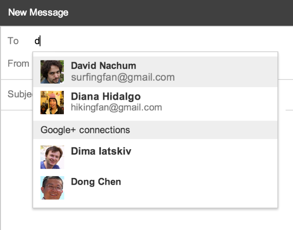 Gmail เปิดให้เราสามารถส่ง email หาใครก็ได้ที่เรามีชื่อใน Google+