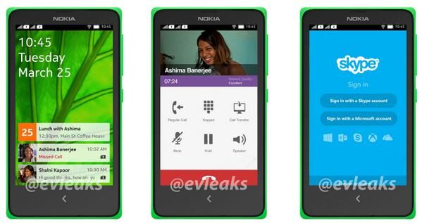 หลุดภาพหน้าจอ Nokia Normandy ว่าที่ Android เครื่องแรกจาก Nokia