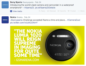 ยอมไม่ได้! Nokia ท้าชน Sony ชิงเบอร์หนึ่งเรื่องกล้องบนสมาร์ทโฟน