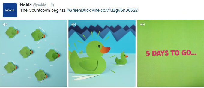 Nokia โพสต์คลิป #GreenDuck นับถอยหลังอีก 5 วัน.. ว่าแต่มันคืออะไร ทำไมต้อง “เป็ดเขียว” ?