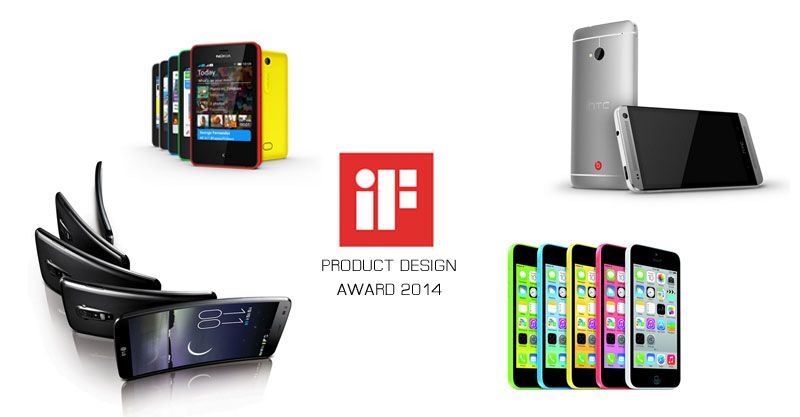LG G Flex, HTC One, iPhone 5c และ Nokia Asha 501 คว้าเหรียญทองงาน iF Product Design Award