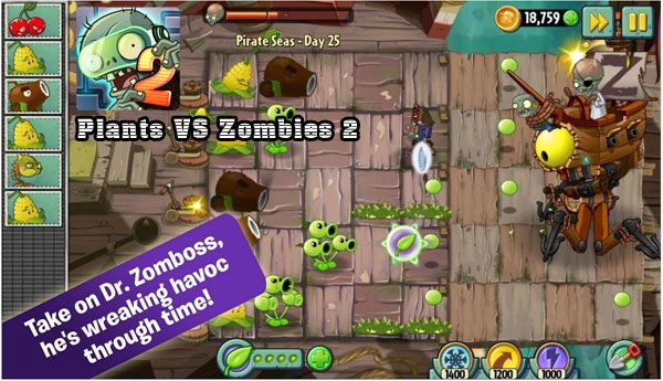 Plants VS Zombies 2 เปิดด่านเพิ่มแล้ว ถึงเวลาจัดการ Dr. Zomboss