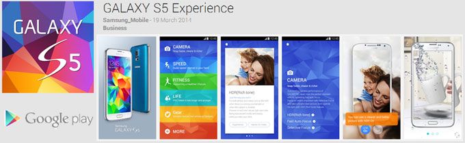 Samsung ปล่อยแอป Galxy S5 Experience ให้คุณได้รู้จัก S5 มากขึ้น