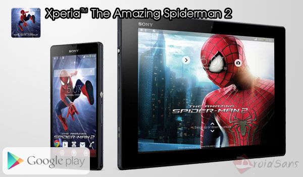 Sony ส่ง Xperia Theme ของ Amazing Spiderman 2 ให้แฟนๆ ได้ดาวน์โหลด