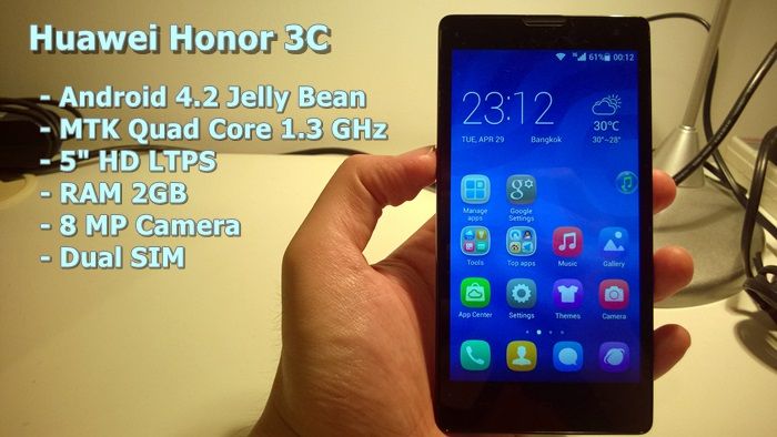 [Preview] Huawei Honor 3C มือถือจอสวย สเปกไม่ธรรมดาในราคาที่เอื้อมถึง